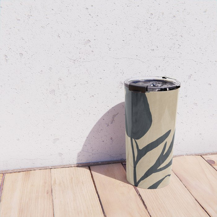 Abstract Art /Minimal Plant 93 Travel Mug Gallery Image 4