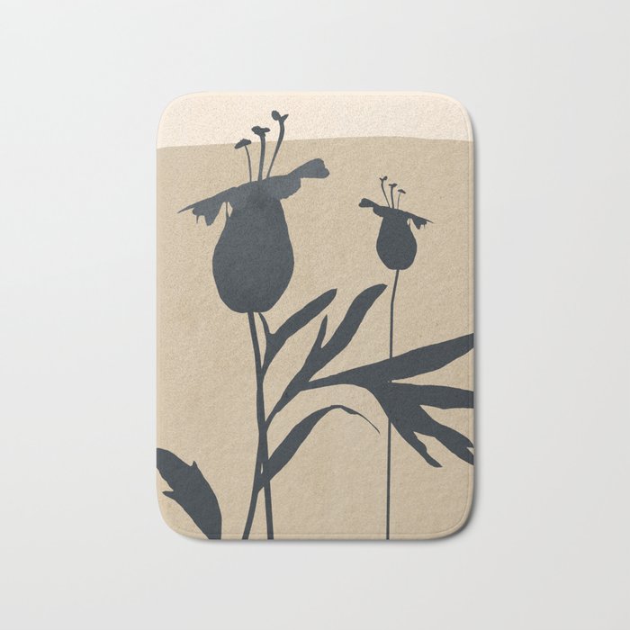 Abstract Art /Minimal Plant 93 Bath Mat Gallery Image 1