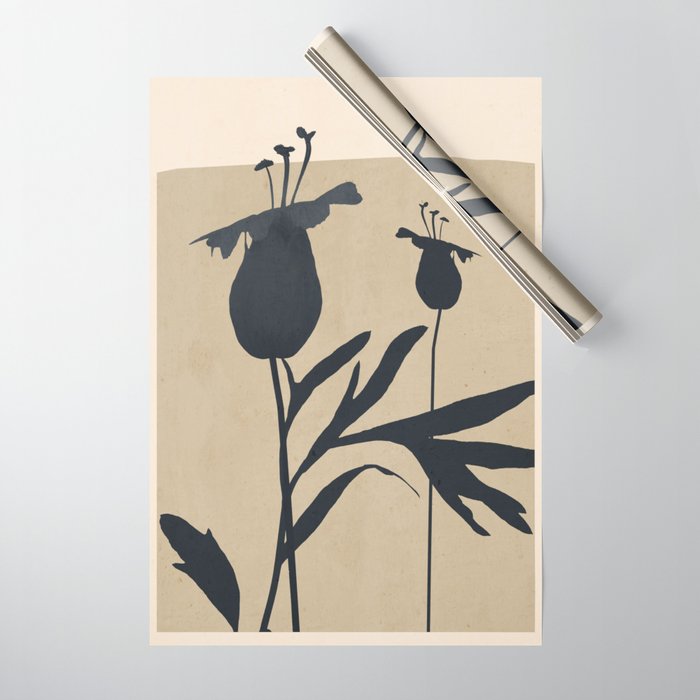 Abstract Art /Minimal Plant 93 Wrapping Paper Gallery Image 1