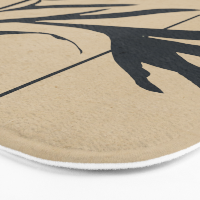 Abstract Art /Minimal Plant 93 Bath Mat Gallery Image 3