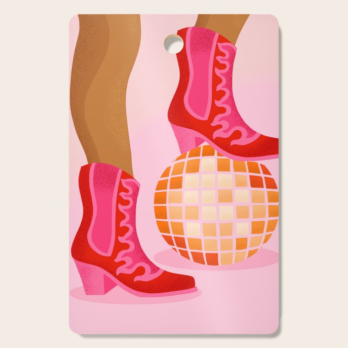 Disco Cowgirl Cutting Board Gallery Image 1