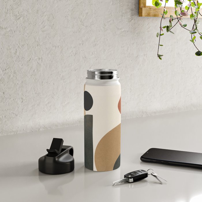 Modern Shapes Design 9 Water Bottle Gallery Image 4