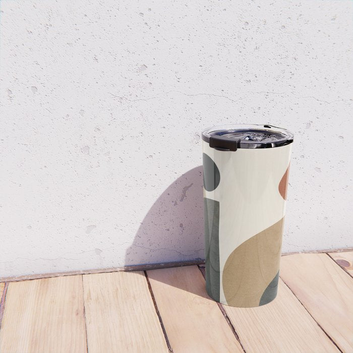 Modern Shapes Design 9 Travel Mug Gallery Image 4