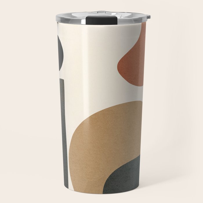 Modern Shapes Design 9 Travel Mug Gallery Image 1