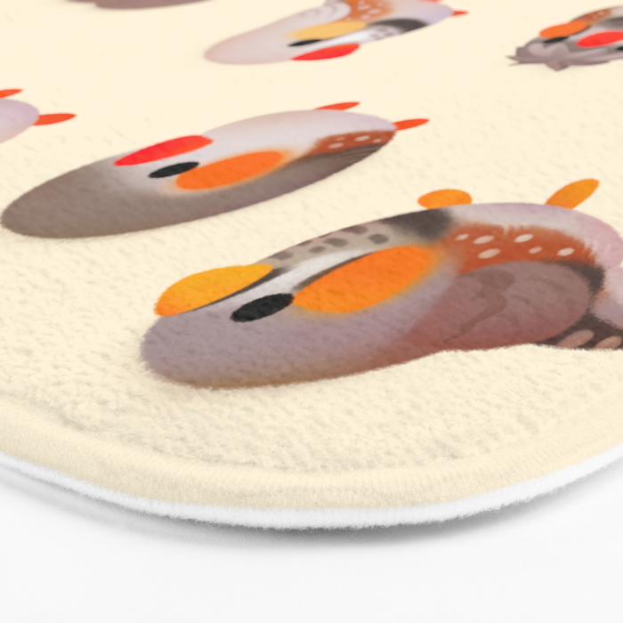 Zebra finch Bath Mat Gallery Image 3