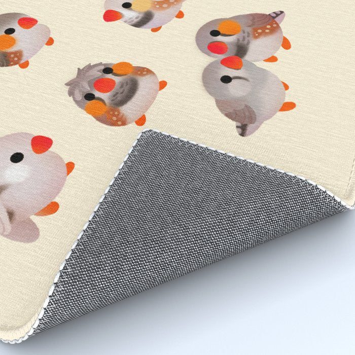 Zebra finch Rug Gallery Image 4