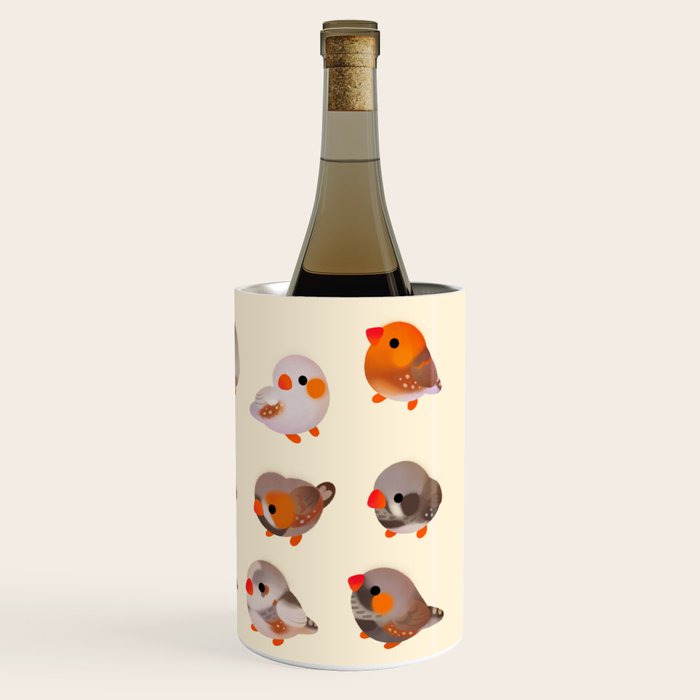 Zebra finch Wine Chiller Gallery Image 3