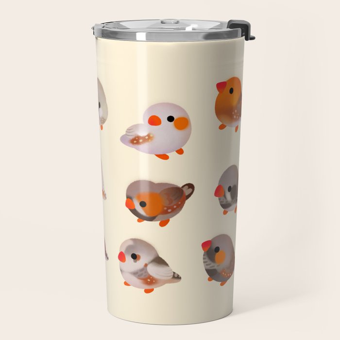 Zebra finch Travel Mug Gallery Image 2