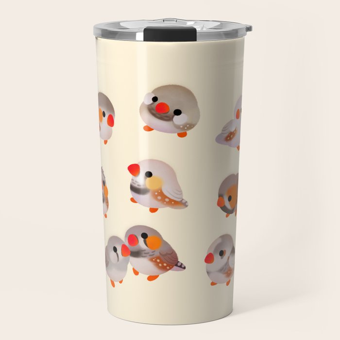 Zebra finch Travel Mug Gallery Image 1