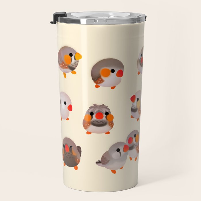 Zebra finch Travel Mug Gallery Image 3