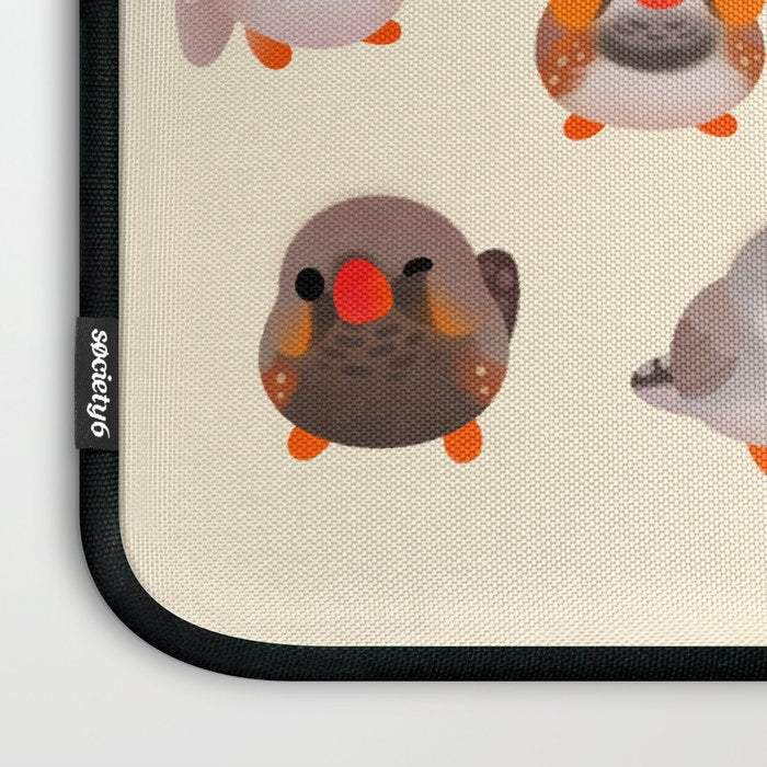 Zebra finch Laptop Sleeve Gallery Image 3