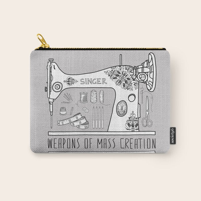 Weapons Of Mass Creation - Sewing Carry All Pouch Gallery Image 1