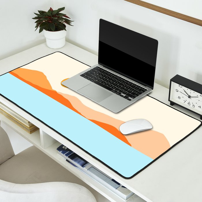 Desert Sea Views / Abstract Landscape Series Desk Mat Gallery Image 2