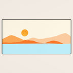 Desert Sea Views / Abstract Landscape Series Desk Mat Gallery Image 3