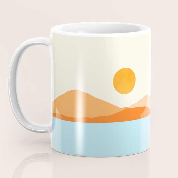 Desert Sea Views / Abstract Landscape Series Coffee Mug Gallery Image 3