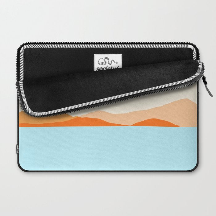 Desert Sea Views / Abstract Landscape Series Laptop Sleeve Gallery Image 2