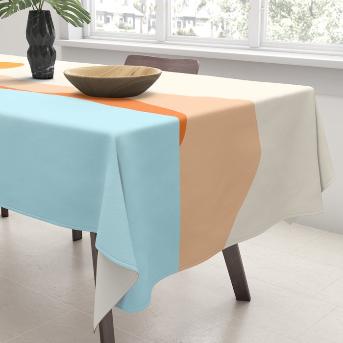 Desert Sea Views / Abstract Landscape Series Tablecloth Gallery Image 3