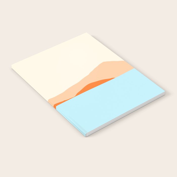Desert Sea Views / Abstract Landscape Series Notebook Gallery Image 2