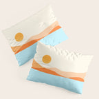 Desert Sea Views / Abstract Landscape Series Pillow Sham Gallery Image 3