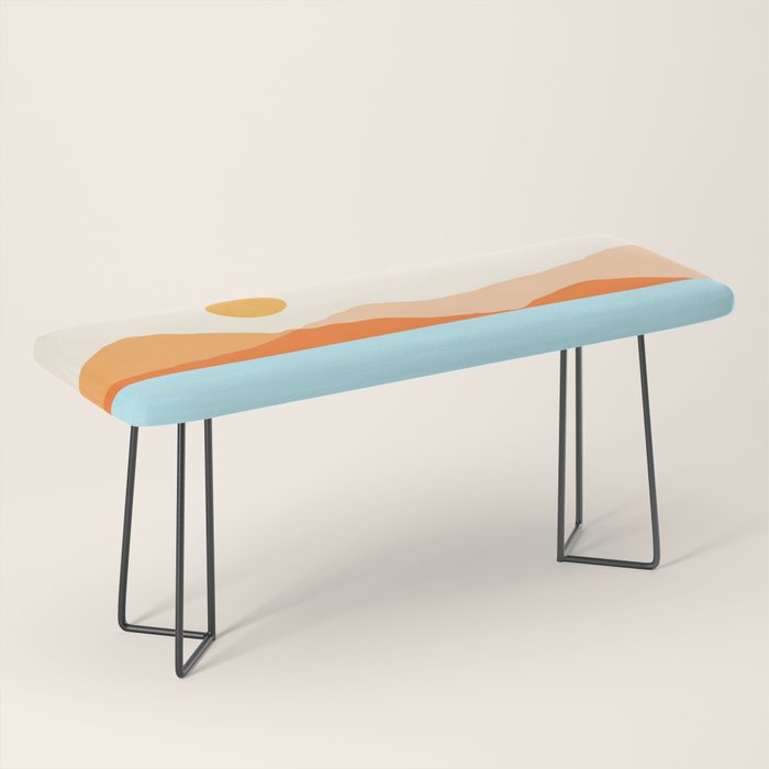 Desert Sea Views / Abstract Landscape Series Bench Gallery Image 1