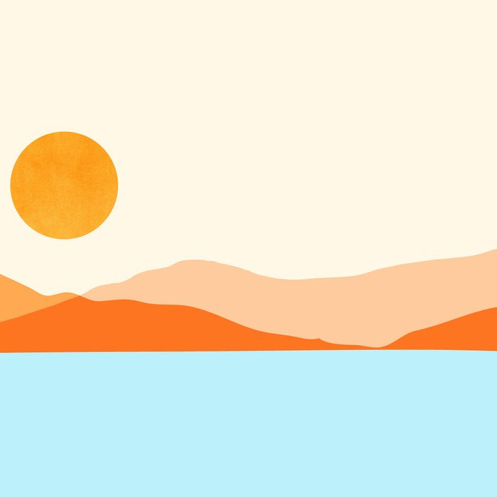 Desert Sea Views / Abstract Landscape Series Coffee Mug Gallery Image 2