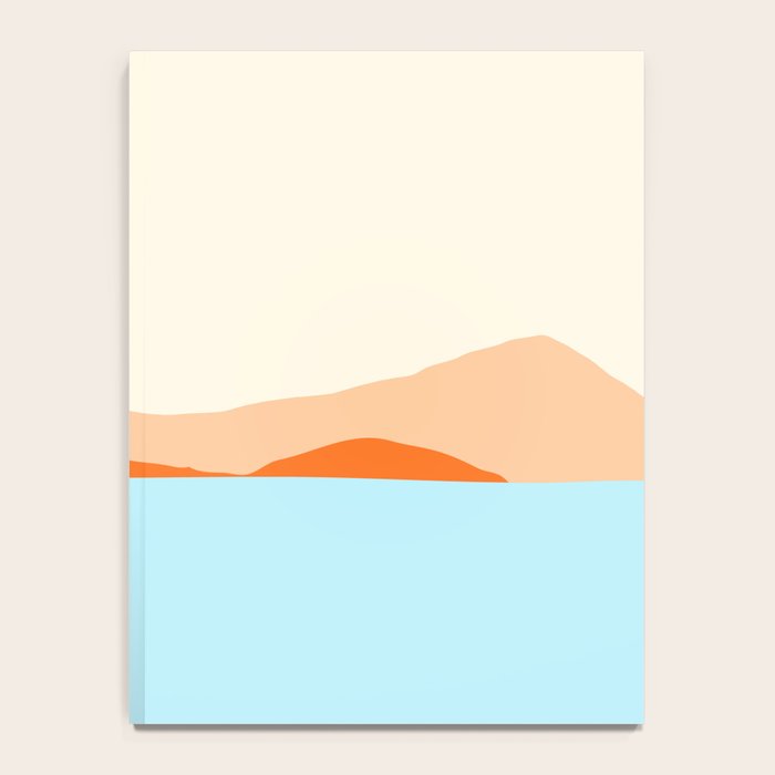 Desert Sea Views / Abstract Landscape Series Notebook Gallery Image 4