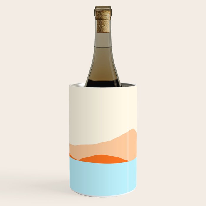 Desert Sea Views / Abstract Landscape Series Wine Chiller Gallery Image 3