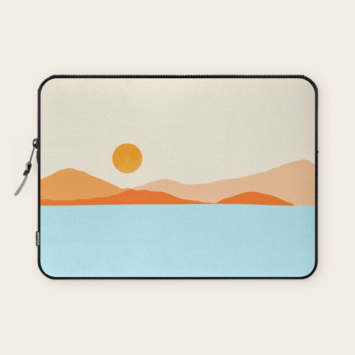 Desert Sea Views / Abstract Landscape Series Laptop Sleeve Gallery Image 1