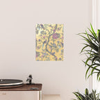 Chinoiserie Golden Gilt Peacock Peony Garden Poster Gallery Image 2