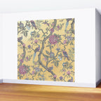 Chinoiserie Golden Gilt Peacock Peony Garden Wall Mural Gallery Image 2