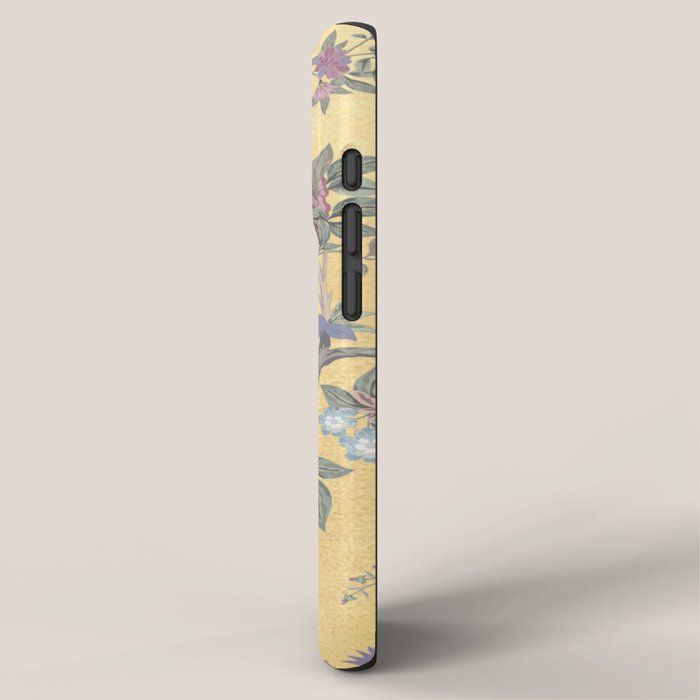 Chinoiserie Golden Gilt Peacock Peony Garden iPhone Case Gallery Image 2