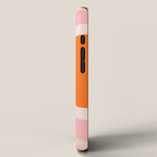 Calida - Retro Geometric Circle Pattern in Orange and Pink iPhone Case Gallery Image 2
