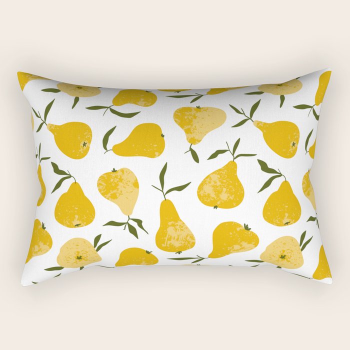 Yellow pear Rectangular Pillow Gallery Image 1