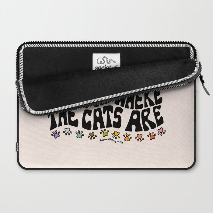 Home Is Where The Cats Are Laptop Sleeve Gallery Image 2