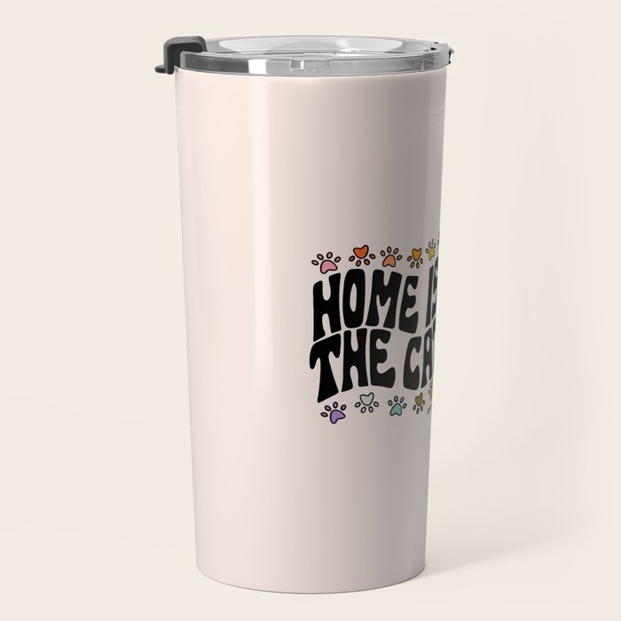 Home Is Where The Cats Are Travel Mug Gallery Image 3