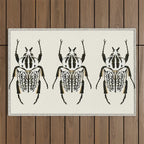  beetle insect Outdoor Rug Gallery Image 1