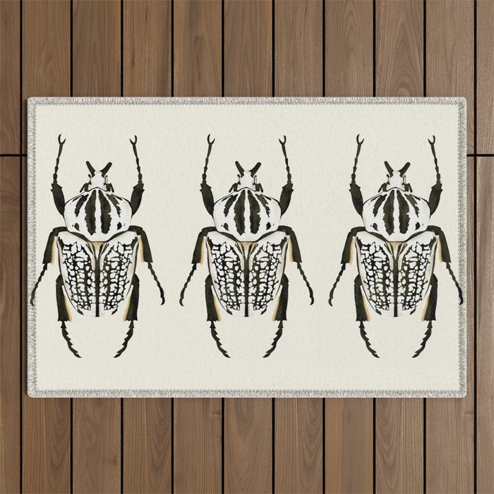  beetle insect Outdoor Rug Gallery Image 1