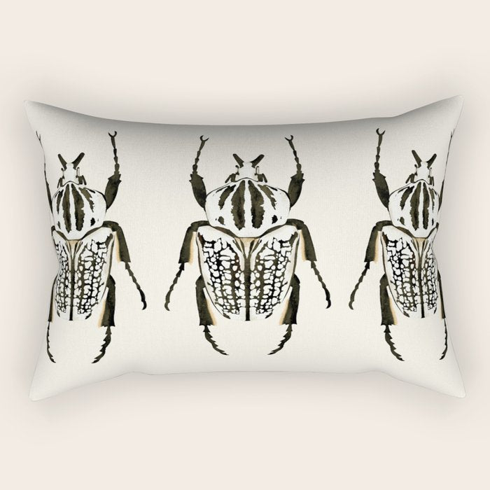  beetle insect Rectangular Pillow Gallery Image 2