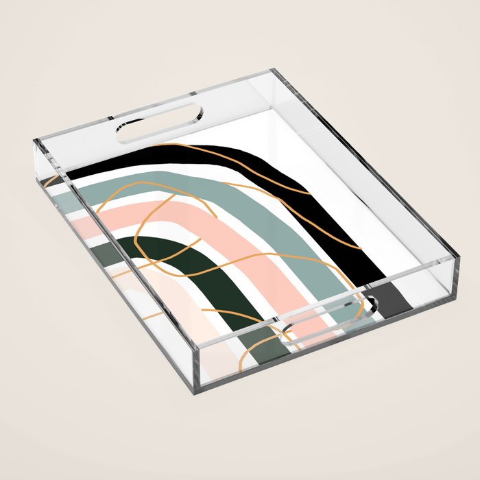 Unsettled Rainbow Acrylic Tray Gallery Image 1