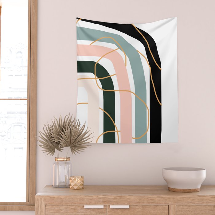 Unsettled Rainbow Wall Tapestry Gallery Image 2