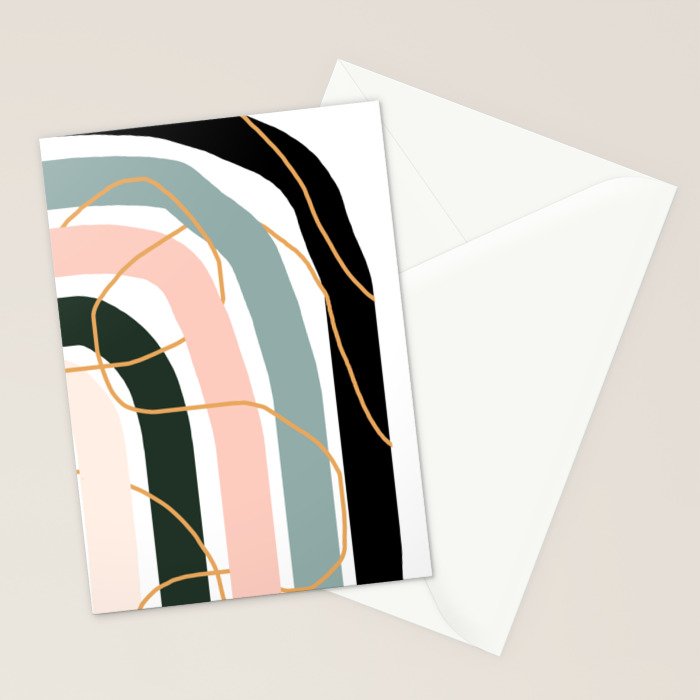 Unsettled Rainbow Stationery Card Gallery Image 2