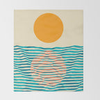 Ocean current Throw Blanket Gallery Image 2