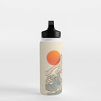 Mount Fuji the great wave  Water Bottle Gallery Image 3