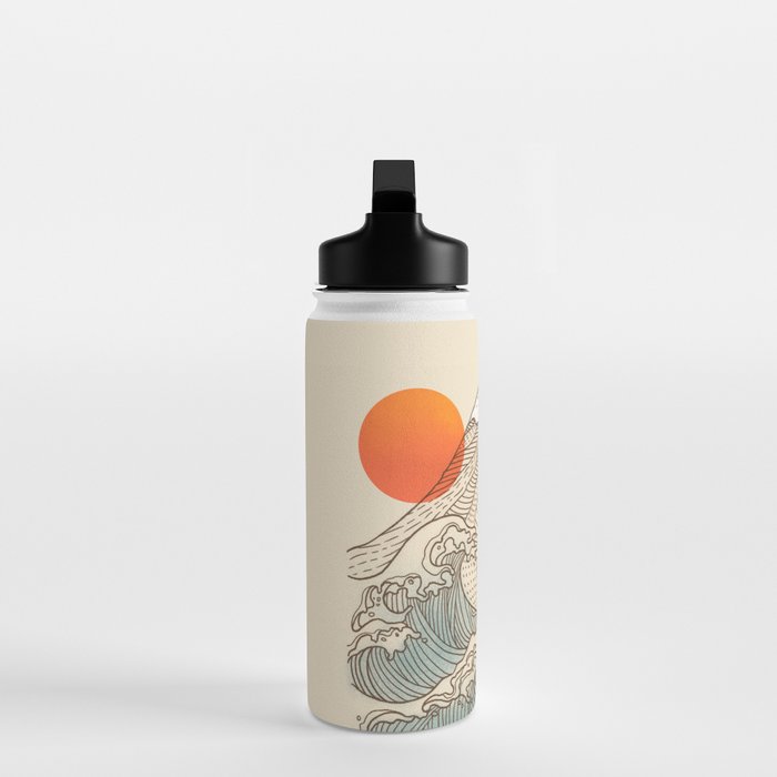 Mount Fuji the great wave  Water Bottle Gallery Image 3