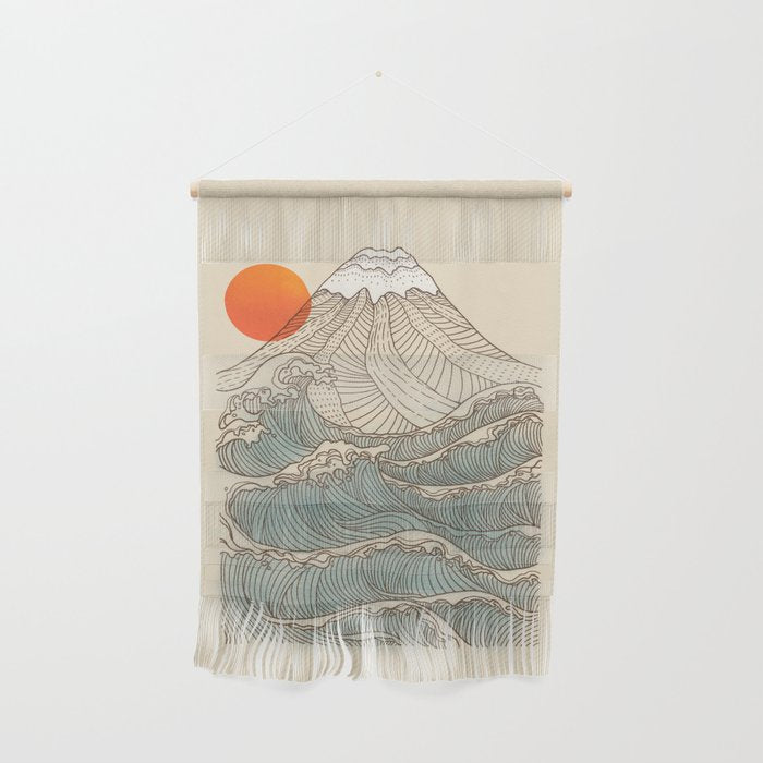 Mount Fuji the great wave  Wall Hanging Gallery Image 1