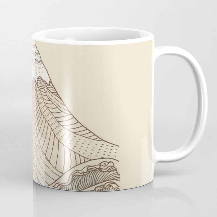 Mount Fuji the great wave  Coffee Mug Gallery Image 1
