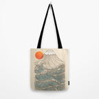 Mount Fuji the great wave  Tote Bag Gallery Image 2