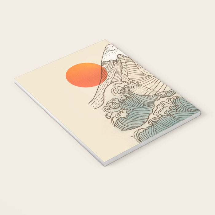 Mount Fuji the great wave  Notebook Gallery Image 3