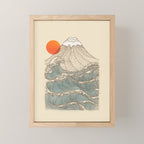 Mount Fuji the great wave  Mini Art Print Gallery Image 1