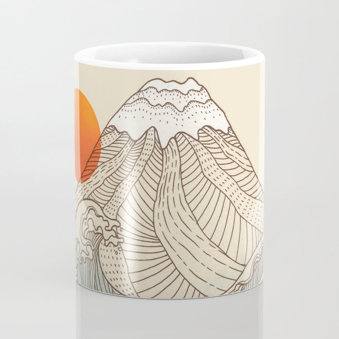 Mount Fuji the great wave  Coffee Mug Gallery Image 4